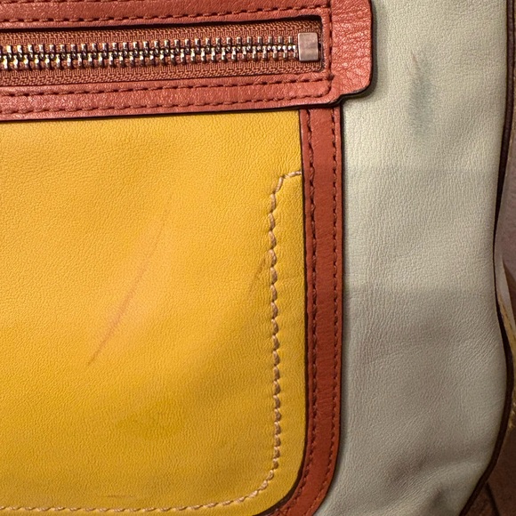 Coach Poppy Hallie Vintage Leather Tote - Picture 6 of 10